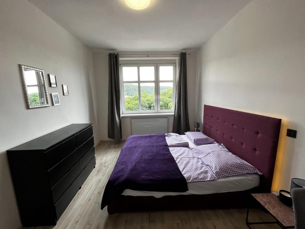 Large 3 Bedroom Apartment With City Skyline View Karlsbad Buitenkant foto